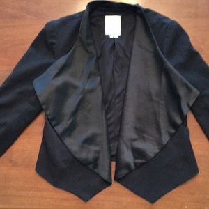 Elevenses open front blazer